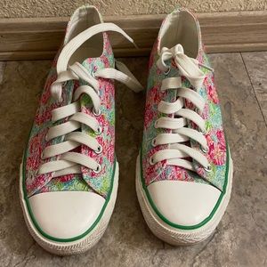 Floral Printed Sneakers
